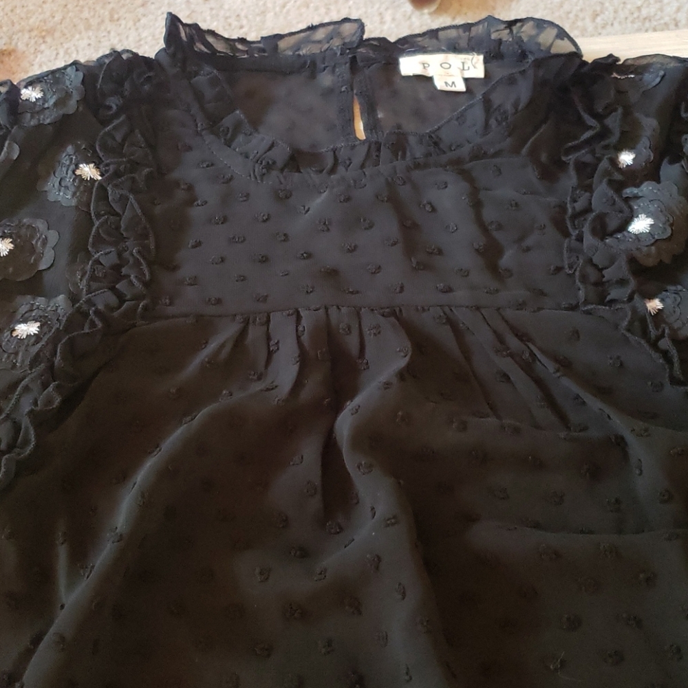 ♥️New Pol dot lace top - Picture 6 of 11